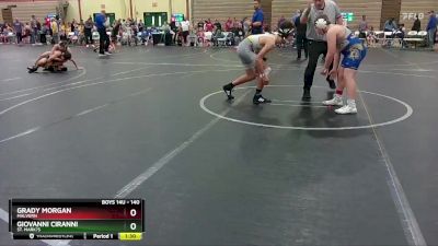 140 lbs Round 3 - Grady Morgan, Malvern vs Giovanni Ciranni, St. Mark?s