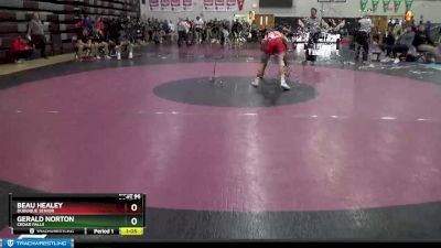 160 lbs Quarterfinal - Gerald Norton, Cedar Falls vs Beau Healey, Dubuque Senior