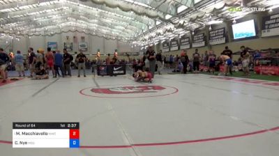 92 kg Round Of 64 - Michael Macchiavello, Wolfpack Wrestling Club vs Cole Nye, Michigan State