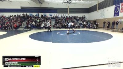 220 lbs Semifinal - Cache Hatch, Lakeside (Nine Mile Falls) vs Bryan Juarez-Lopez, Omak