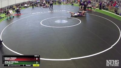 138 lbs Semifinal - Emilio Roybal, SLAM! NEVADA vs Noah Perez, Spanish Springs