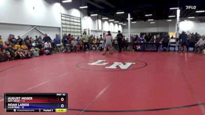 250 lbs Round 1 (8 Team) - August Moser, New Jersey vs Noah Larios, California