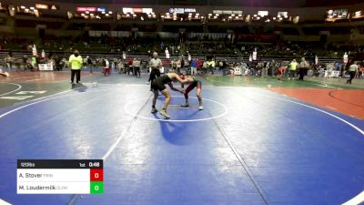 120 lbs Consolation - Aj Stover, Princeton Wrestling Club vs Micah Loudermilk, Olympic