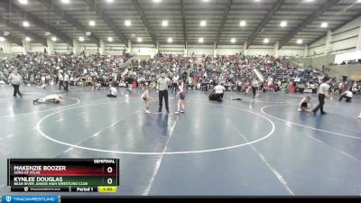 67 lbs Semifinal - Kynlee Douglas, Bear River Junior High Wrestling Club vs Makenzie Boozer, Sons Of Atlas