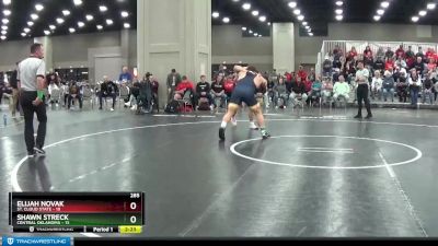 285 lbs Placement Matches (16 Team) - Shawn Streck, Central Oklahoma vs Elijah Novak, St. Cloud State