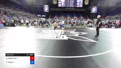 127 lbs Rnd Of 64 - Nicole Redmond, Kansas vs Emily Pedro, Texas