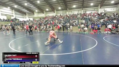 145 lbs Champ. Round 2 - Saleem Taft, CA vs Colton Theobald, UT