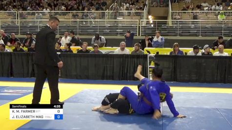 KIRSTEN M. FARMER vs JAMIE ELIZABETH MAGNOR 2024 Pan Jiu Jitsu IBJJF Championship