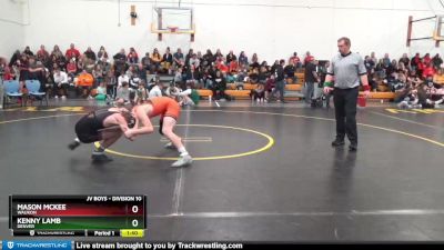 DIVISION 10 lbs Round 2 - Kenny Lamb, Denver vs Mason McKee, Waukon
