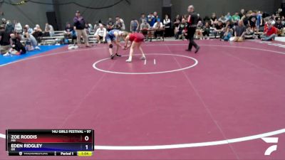 97 lbs Round 4 - Zoe Roddis, MN vs Eden Ridgley, OR