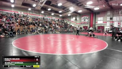 125 lbs Cons. Round 3 - Evelyn DeLeon, Elsinore vs Scarlett Barraza, Canyon Springs