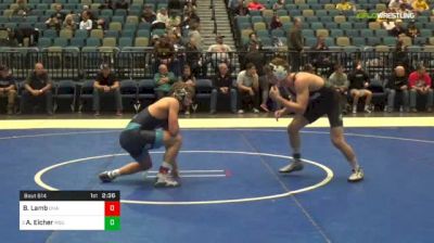 141 lbs Semifinal - Brody Lamb, Unattached vs Austin Eicher, Michigan State