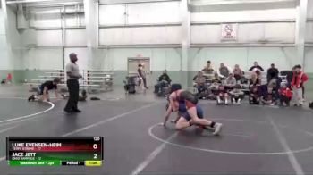120 lbs Round 7 (8 Team) - Jace Jett, Ohio Rampage vs Luke Evensen-Heim, Terps Xtreme