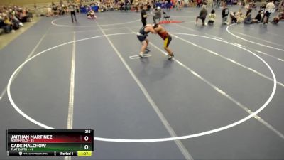 215 lbs Round 1 (4 Team) - Jaithan Martinez, Northfield vs Cade Malchow, Flat Earth