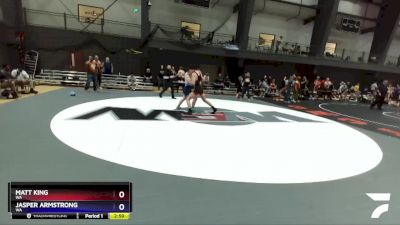 190 lbs 1st Place Match - Matt King, WA vs Jasper Armstrong, WA