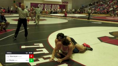 285 lbs Round Of 16 - Luke Niemeyer, Bucknell vs Joe Doyle, Binghamton