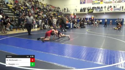 122 lbs Round Of 16 - Mason McDonald, General McLane vs Logan Peagler, Greater Latrobe