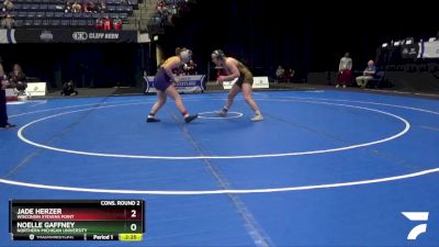 155 lbs Cons. Round 2 - Jade Herzer, Wisconsin Stevens Point vs Noelle Gaffney, Northern Michigan University