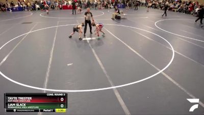 92 lbs Cons. Round 3 - Liam Slack, Robbinsdale Area Wrestling vs Tayte Trester, Rum River Wrestling