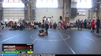 60 lbs Round 4 (8 Team) - Nate Picciotti, Railroad City Riders vs Adam Walker, NCWAY Crusaders