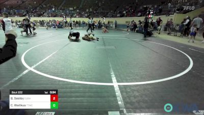 43 lbs Final - Bronc Seeley, Cushing Tigers vs Christopher Waitkus, Team Tulsa Wrestling Club