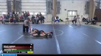 48 lbs Round 5 (8 Team) - Jackson Wells, Terps Xtreme vs Ryley Herwig, Warhawks Red