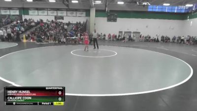 55-60 lbs Quarterfinal - Henry Hunsel, Greater Heights Wrestling vs Calliope Coon, Jackson County