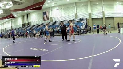 182 lbs Cons. Round 3 - Daniel Hoke, OH vs Tyler Ott, IL