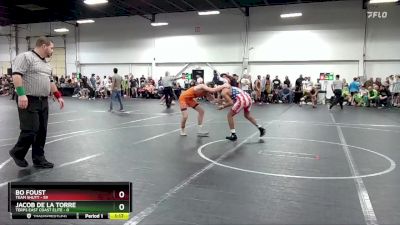 130 lbs Round 1 (4 Team) - Bo Foust, Team Shutt vs Jacob De La Torre, Terps East Coast Elite