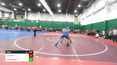 160 lbs Round Of 16 - Dashiell Hort, Poly Prep vs Marc Maurath, Newtown