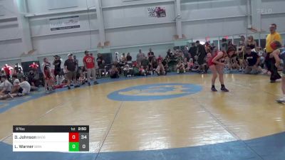 97 lbs Final - December Johnson, Badger Girls Elite vs Lauren Warner, Grindhouse W.C.