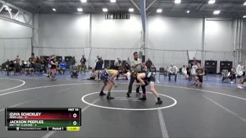 105 lbs Round 4 (6 Team) - Izaya Schickley, Rebellion vs Jackson Peeples, Grit Mat Club Red