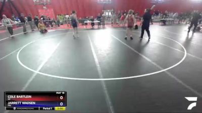 152 lbs Semifinal - Cole Bartlein, WI vs Jarrett Wadsen, MN