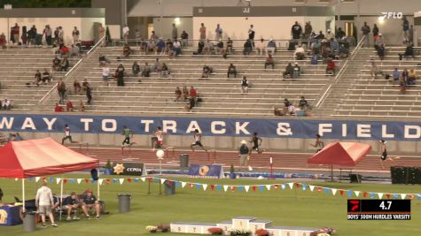 High School Boys' 300m Hurdles, Prelims 4