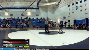 102 lbs Placement (4 Team) - Jaxsen Jean, Bloomington South vs Emi Diaz, Perry Meridian