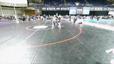 62 lbs Quarterfinal - Elijah Jarvis, Big Cat Wrestling Club vs Herra Fisher, Punisher Wrestling Company