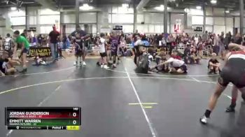 140 lbs Round 5 (6 Team) - Emmitt Warren, Indiana Outlaws vs Jordan Gunderson, Untouchables White