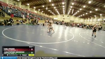 106 lbs Finals (2 Team) - Cael Staggs, Gold Rush Wrestling vs CHRISTOPHER GROSSMAN, West Coast Riders