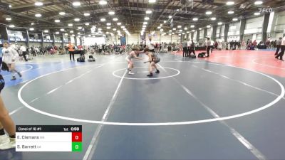 100 lbs Consi Of 16 #1 - Elias Clemans, WA vs Steve Barrett, GA