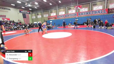 147 lbs Semifinal - Devin Alexander, Buchanan vs Thomas Thongseng, Exeter