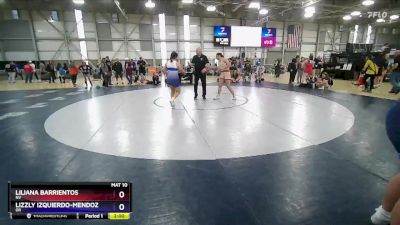 73 lbs Cons. Round 3 - Liliana Barrientos, NV vs Lizzly Izquierdo-Mendoza, OR