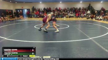 138 lbs Quarterfinals (8 Team) - Hunter Young, Sonoraville vs Tristen Martin, Chestatee