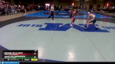 157 lbs Prelim - Michael De La Cruz, Buena Vista University vs David Hollingsworth, Wartburg College