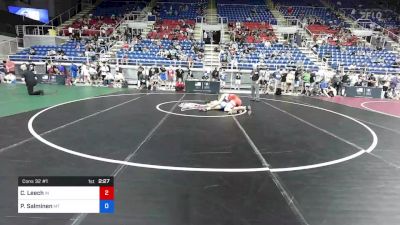 160 lbs Cons 32 #1 - Chase Leech, Indiana vs Paolo Salminen, Montana