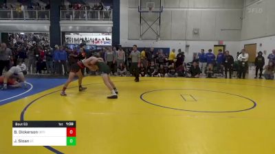 127 lbs R-64 - Bryan Dickerson, Orting-WA vs James Sloan, St. Joseph Regional-NJ