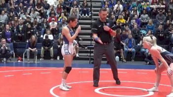 116 lbs Final - Felicity Taylor, McKendree University vs Gracie Figueroa, Menlo College