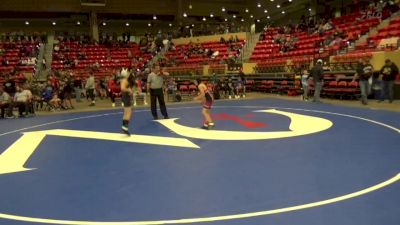 82 lbs Quarterfinal - Landon Nicholson, Lawrence Elite vs Carter Block, Wamego Wrestling Club