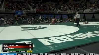 133 lbs Consolation - Scott Delvecchio, Rutgers vs Mitch McKee, Minnesota