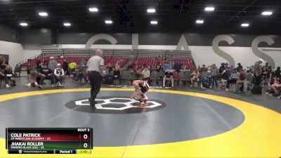 75 lbs Round 1 (8 Team) - Jhakai Roller, Minions Black (GA) vs Cole Patrick, CP Wrestling Academy