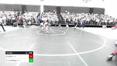 141-A lbs Round Of 16 - Brady Gillis, Rhode Rage vs Hunter Lundberg, Empire Wrestling Academy